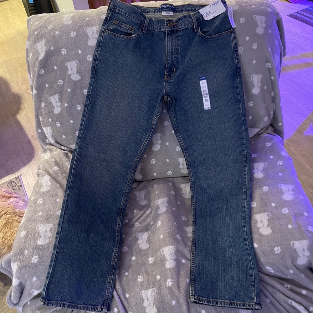 NWT Arizona Flex Relaxed 34x32 jeans